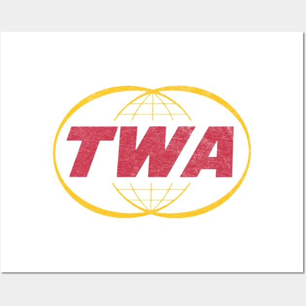 Trans World Airline TWA Wall Art by Turboglyde